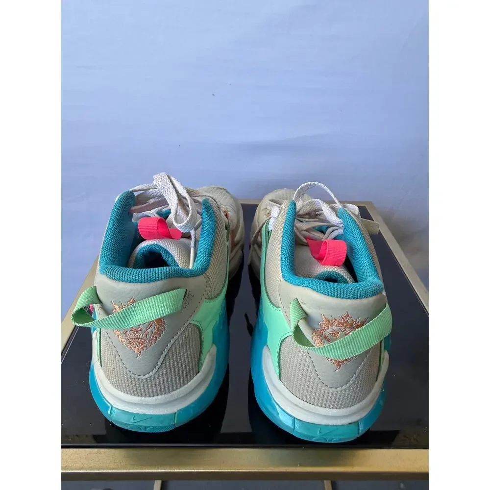 Nike‎ LeBron Witness 7 Basketball Sneakers in Grey Fog Multi Color- Size 6Y